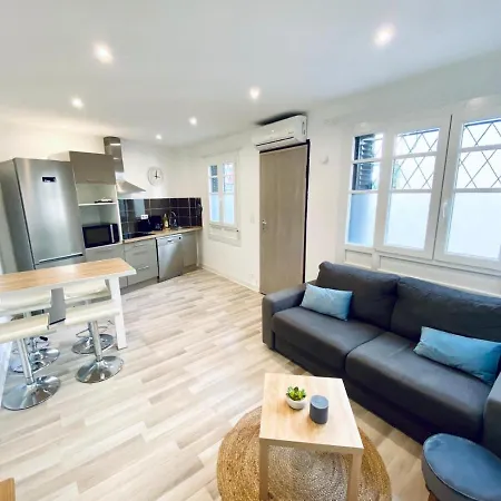 Apartman Cauvi - Centre, Wifi, Climatisation, 4 Personnes Antibes